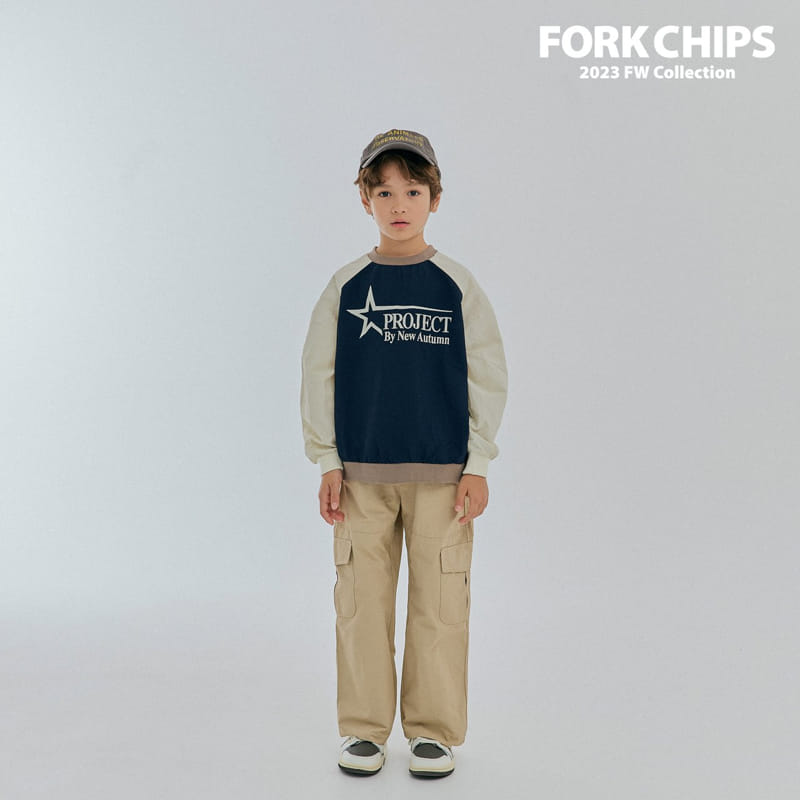 Fork Chips - Korean Children Fashion - #discoveringself - Star Anorak Sweatshirt