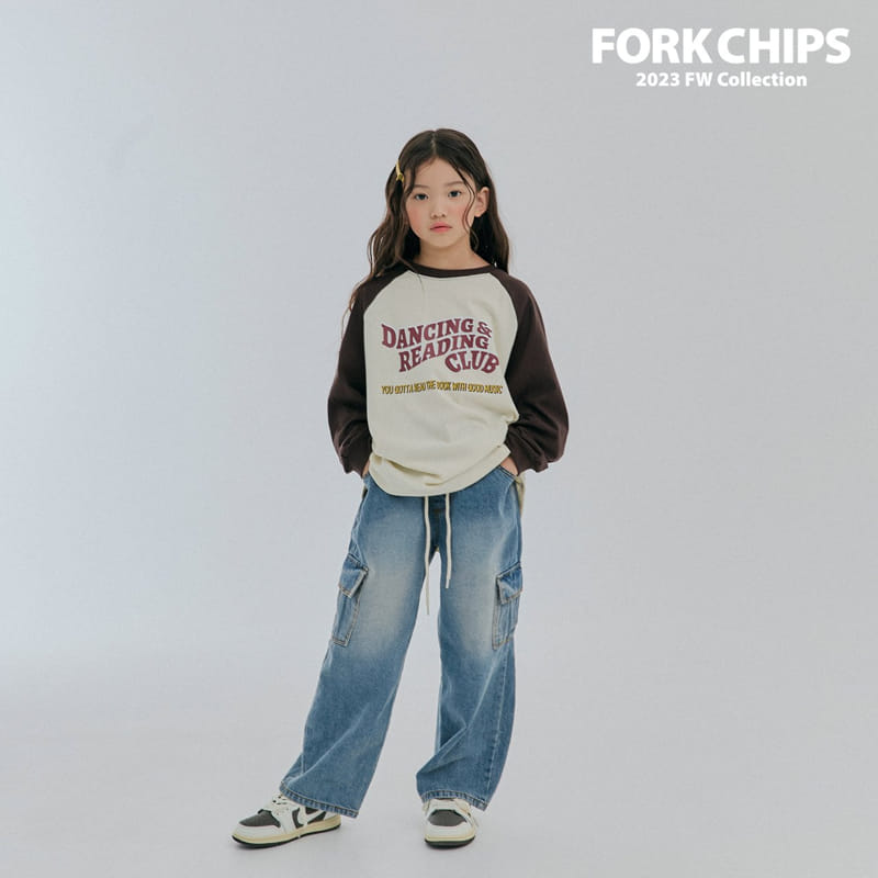 Fork Chips - Korean Children Fashion - #fashionkids - Heavy Tee - 2