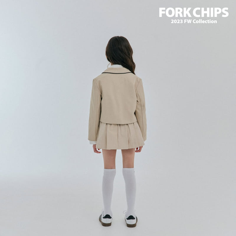 Fork Chips - Korean Children Fashion - #fashionkids - Amber Wrinkle Skirt - 10