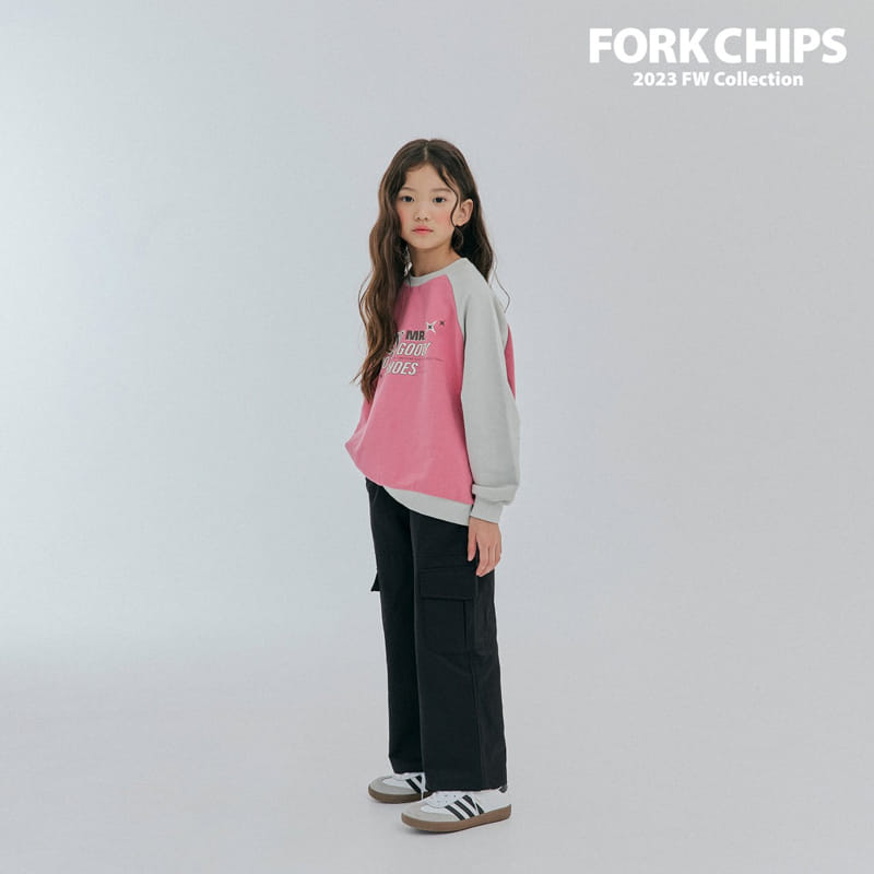 Fork Chips - Korean Children Fashion - #fashionkids - Goodie Raglan Sweatshirt - 3