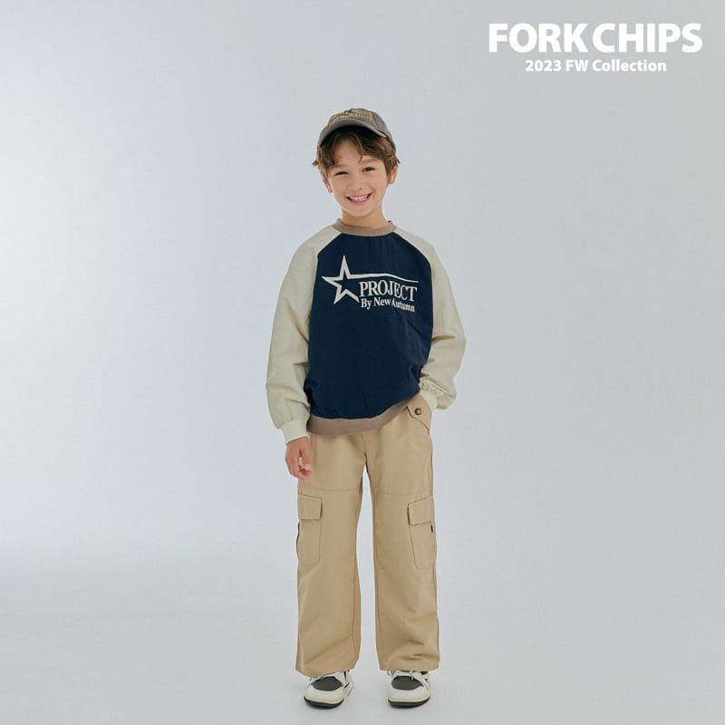 Fork Chips - Korean Children Fashion - #fashionkids - Star Anorak Sweatshirt - 2