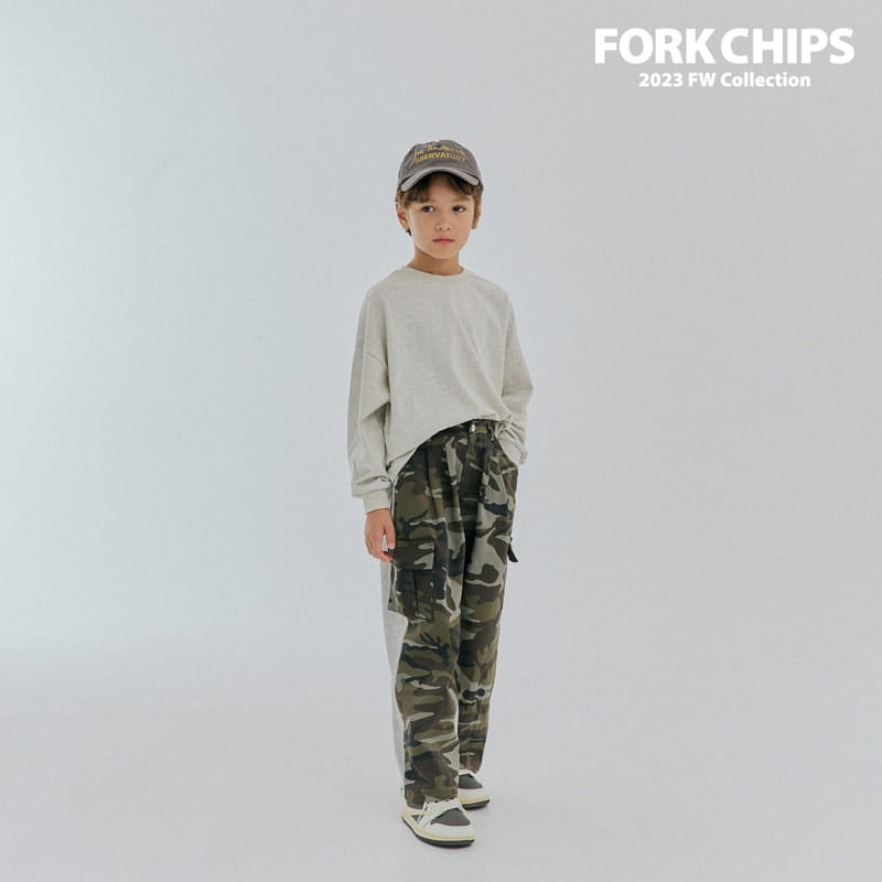 Fork Chips - Korean Children Fashion - #fashionkids - More Tee - 4