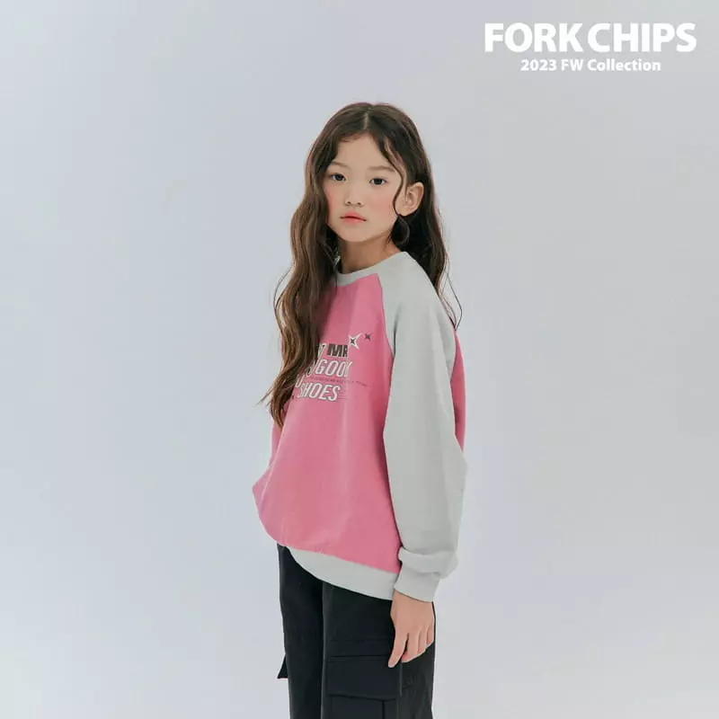 Fork Chips - Korean Children Fashion - #fashionkids - Goodie Raglan Sweatshirt - 4