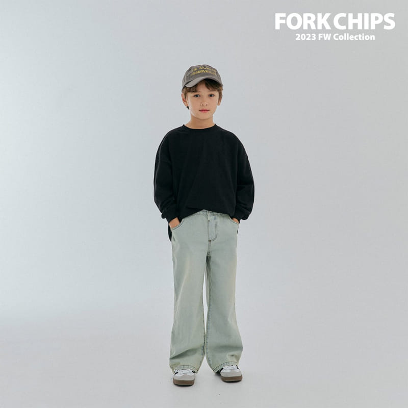 Fork Chips - Korean Children Fashion - #kidsstore - Hei Jeans - 10