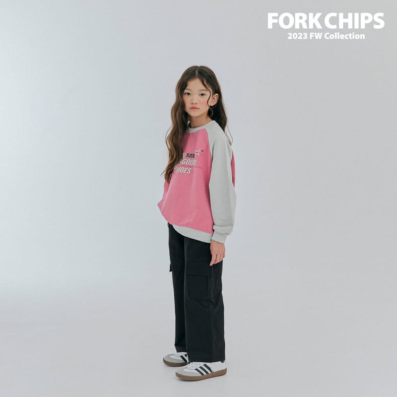 Fork Chips - Korean Children Fashion - #kidsstore - Goodie Raglan Sweatshirt - 5