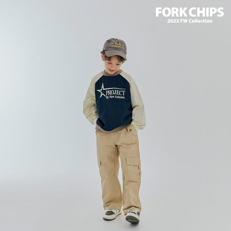 Fork Chips - Korean Children Fashion - #kidsshorts - Star Anorak Sweatshirt - 4