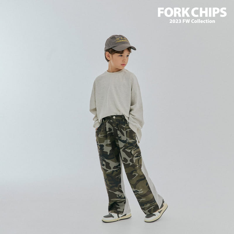 Fork Chips - Korean Children Fashion - #kidzfashiontrend - More Tee - 6