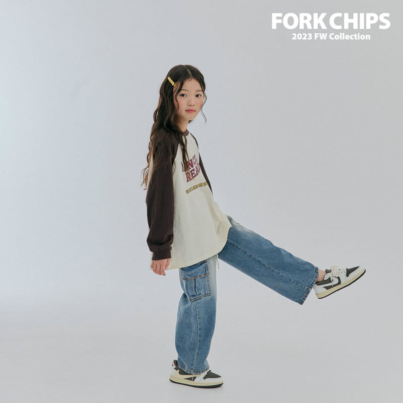 Fork Chips - Korean Children Fashion - #kidzfashiontrend - Heavy Tee - 5