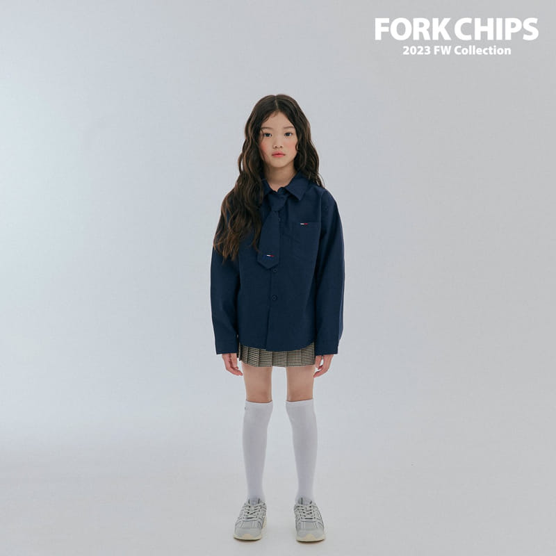 Fork Chips - Korean Children Fashion - #kidzfashiontrend - Apfel Neck Tie - 5