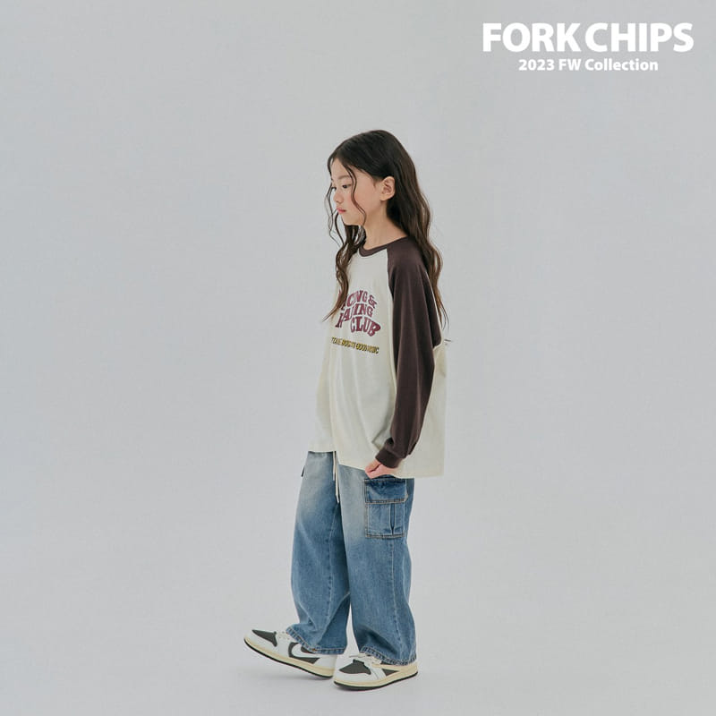 Fork Chips - Korean Children Fashion - #littlefashionista - Heavy Tee - 7