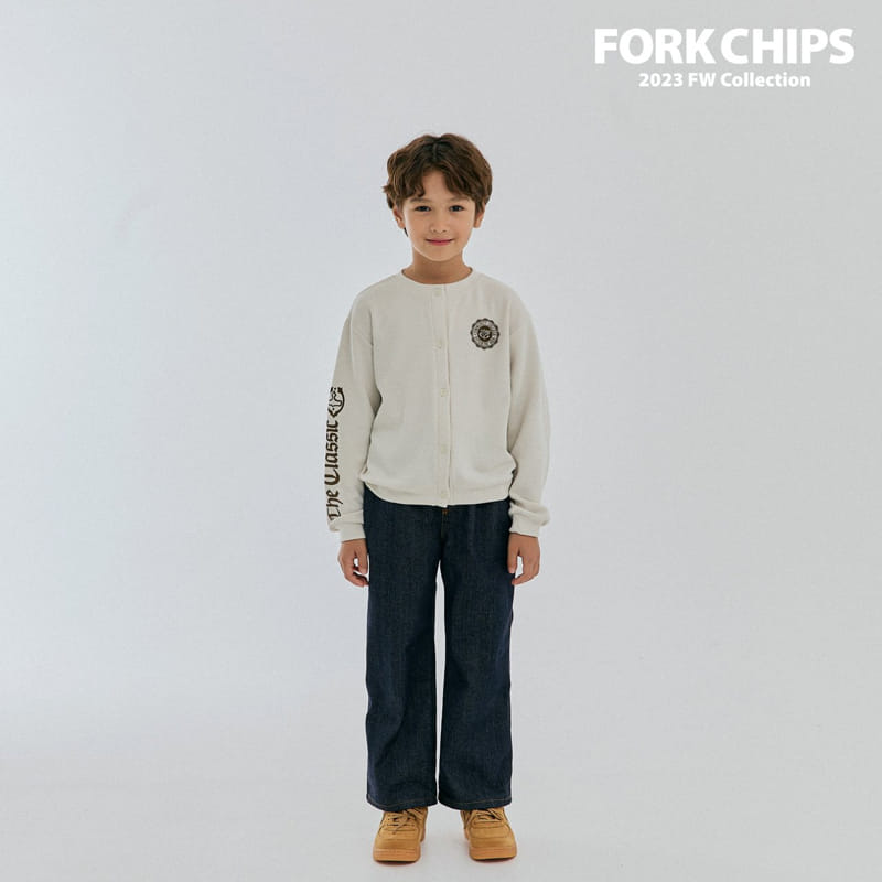 Fork Chips - Korean Children Fashion - #littlefashionista - Cle Cardigan - 2