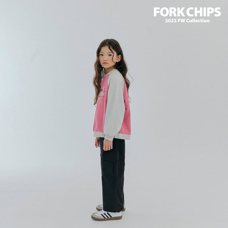 Fork Chips - Korean Children Fashion - #littlefashionista - Goodie Raglan Sweatshirt - 8