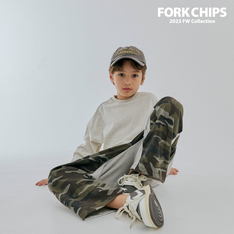 Fork Chips - Korean Children Fashion - #magicofchildhood - More Tee - 9