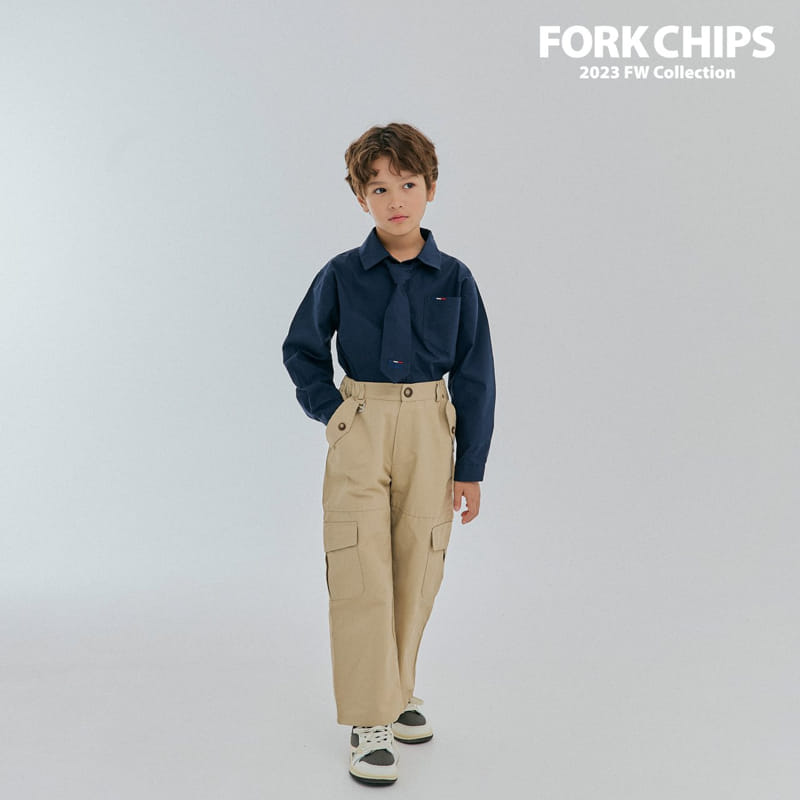 Fork Chips - Korean Children Fashion - #magicofchildhood - Apfel Neck Tie - 8