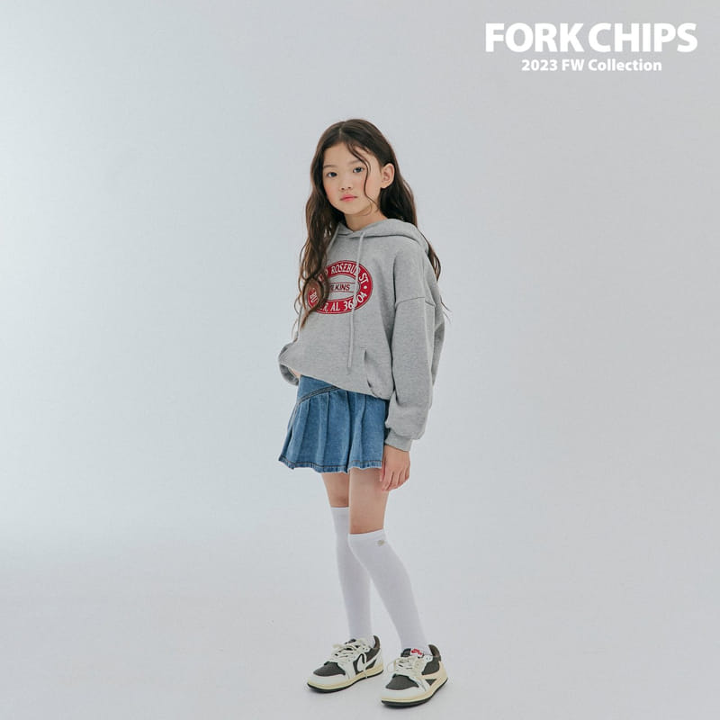 Fork Chips - Korean Children Fashion - #magicofchildhood - Welkin Hoody Tee - 6