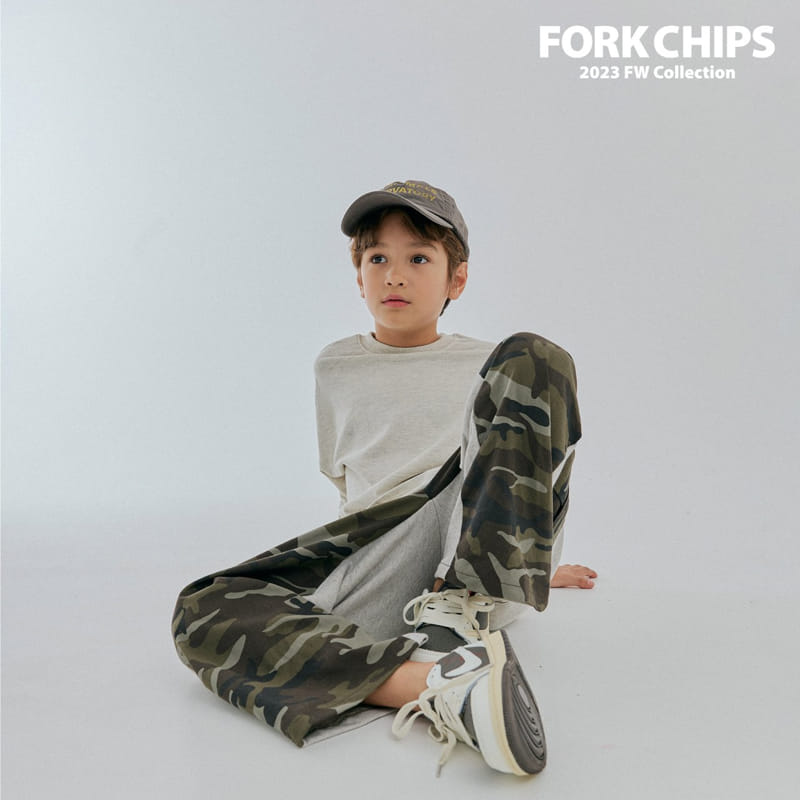 Fork Chips - Korean Children Fashion - #minifashionista - More Tee - 10