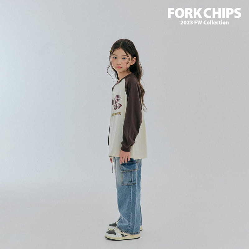 Fork Chips - Korean Children Fashion - #prettylittlegirls - Heavy Tee - 10