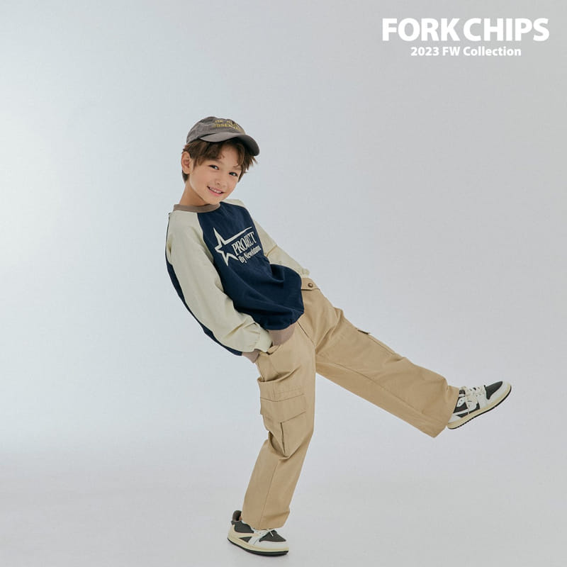 Fork Chips - Korean Children Fashion - #prettylittlegirls - Star Anorak Sweatshirt - 10