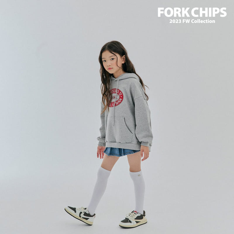 Fork Chips - Korean Children Fashion - #prettylittlegirls - Welkin Hoody Tee - 8