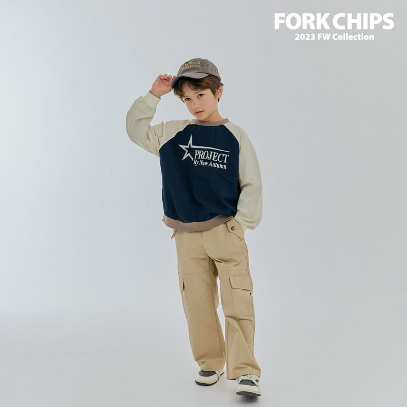 Fork Chips - Korean Children Fashion - #todddlerfashion - Star Anorak Sweatshirt - 11