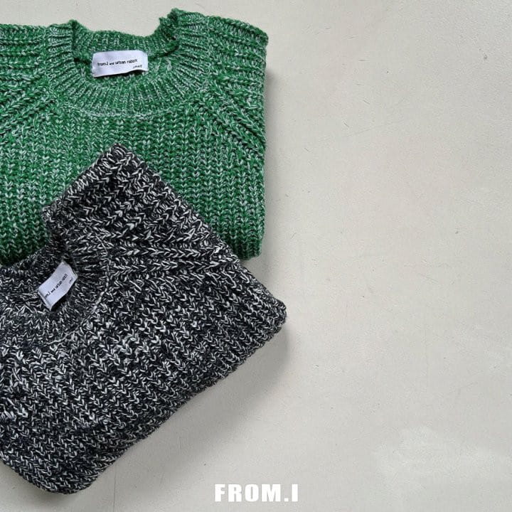 From I - Korean Children Fashion - #Kfashion4kids - Color Mix Knit Tee - 6