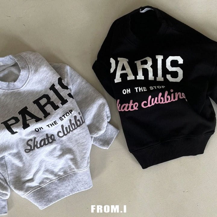 From I - Korean Children Fashion - #Kfashion4kids - Paris Sweatshirt - 6