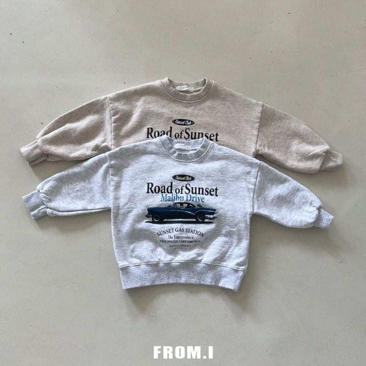 From I - Korean Children Fashion - #childofig - Road Sunset Sweatshirt