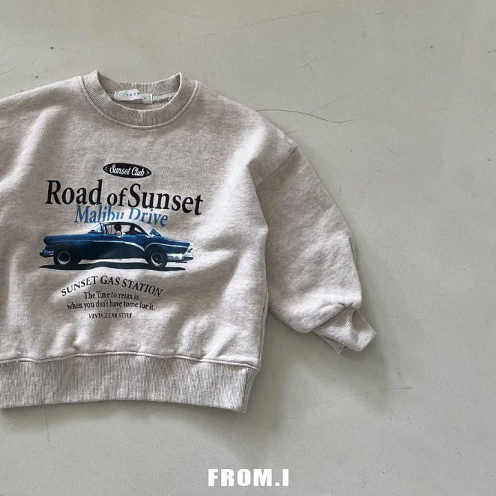 From I - Korean Children Fashion - #designkidswear - Road Sunset Sweatshirt - 4