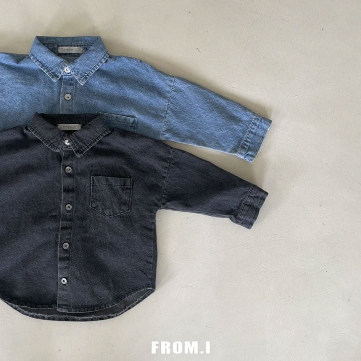 From I - Korean Children Fashion - #discoveringself - Denim Shirt - 2