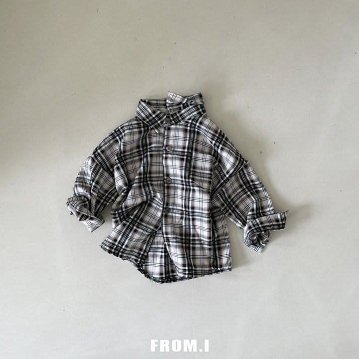 From I - Korean Children Fashion - #fashionkids - Check Shirt