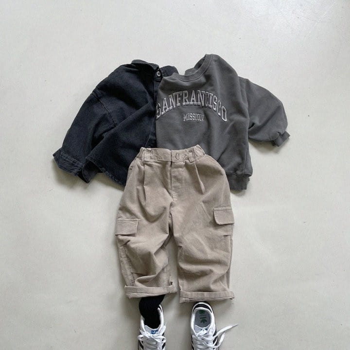 From I - Korean Children Fashion - #fashionkids - Sanfransisco Embrodiery Sweatshirt - 9