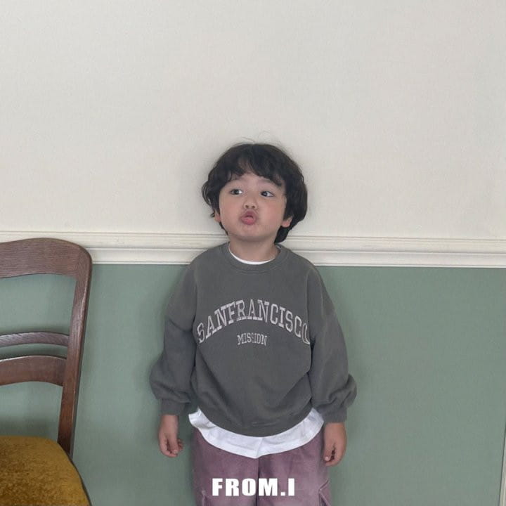 From I - Korean Children Fashion - #kidsshorts - Sanfransisco Embrodiery Sweatshirt - 10