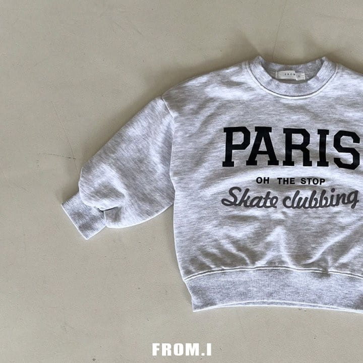 From I - Korean Children Fashion - #kidsshorts - Paris Sweatshirt - 3