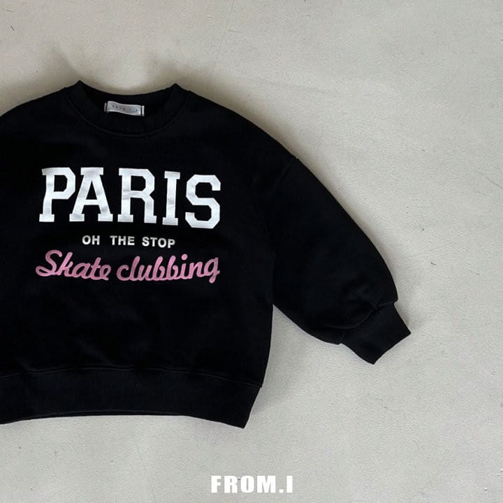 From I - Korean Children Fashion - #kidsshorts - Paris Sweatshirt - 4