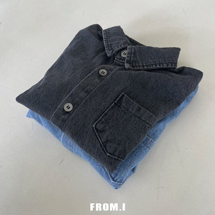 From I - Korean Children Fashion - #littlefashionista - Denim Shirt - 8