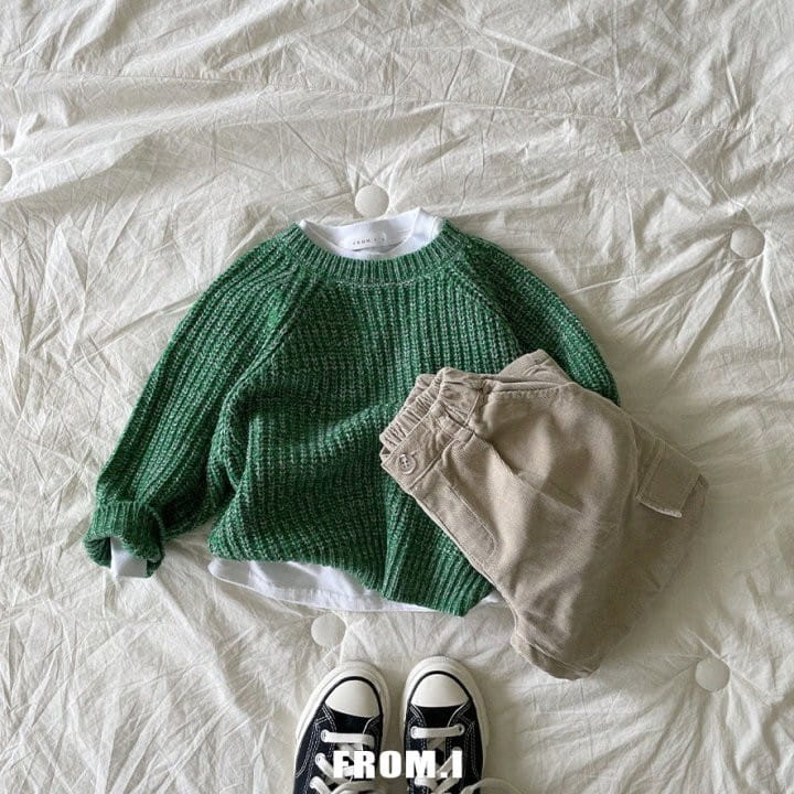 From I - Korean Children Fashion - #magicofchildhood - Color Mix Knit Tee - 8