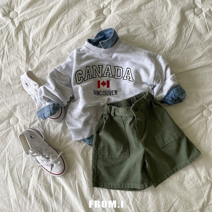 From I - Korean Children Fashion - #minifashionista - Canada Sweatshirt - 7