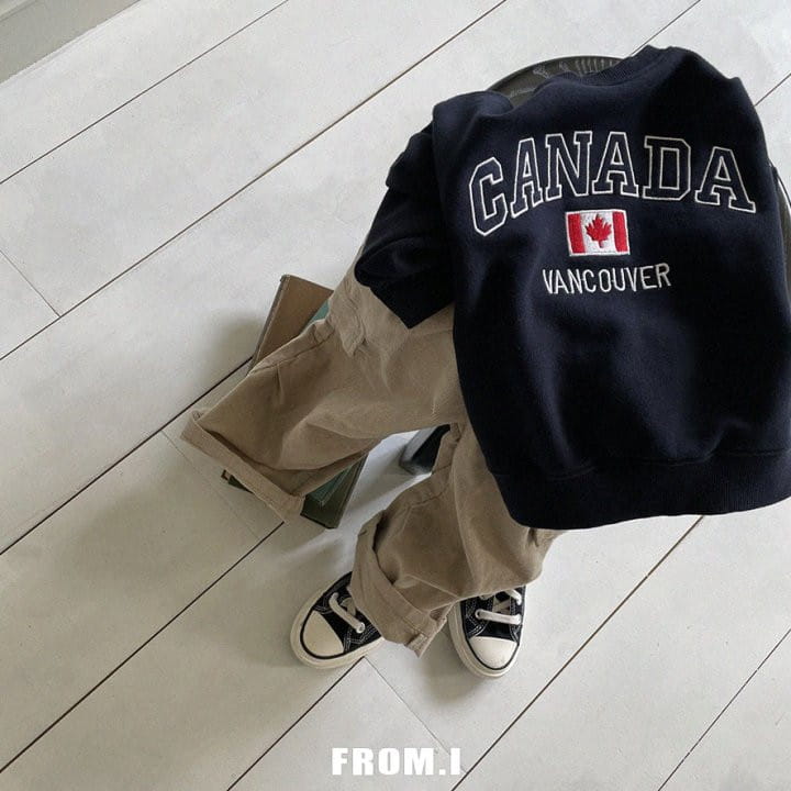 From I - Korean Children Fashion - #prettylittlegirls - Canada Sweatshirt - 8