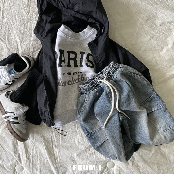 From I - Korean Children Fashion - #prettylittlegirls - Paris Sweatshirt - 10