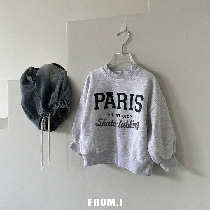 From I - Korean Children Fashion - #todddlerfashion - Paris Sweatshirt - 11