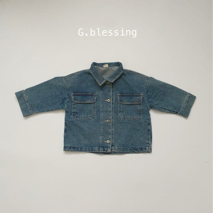 G Blessing - Korean Children Fashion - #designkidswear - 505 Denim Jacket - 3