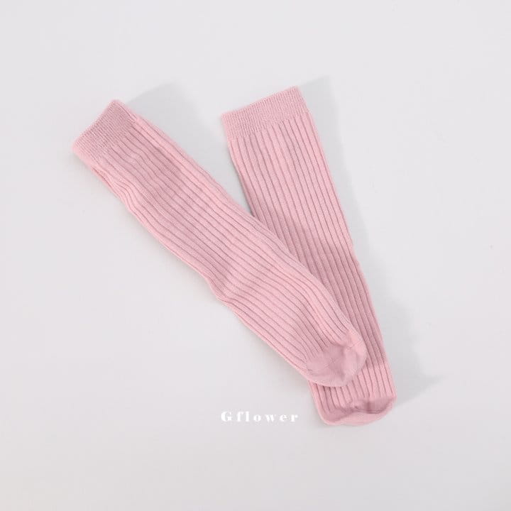 G Flower - Korean Children Fashion - #childofig - Pink Rin Knee Socks - 10