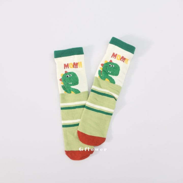 G Flower - Korean Children Fashion - #designkidswear - Dino Knee Socks - 9