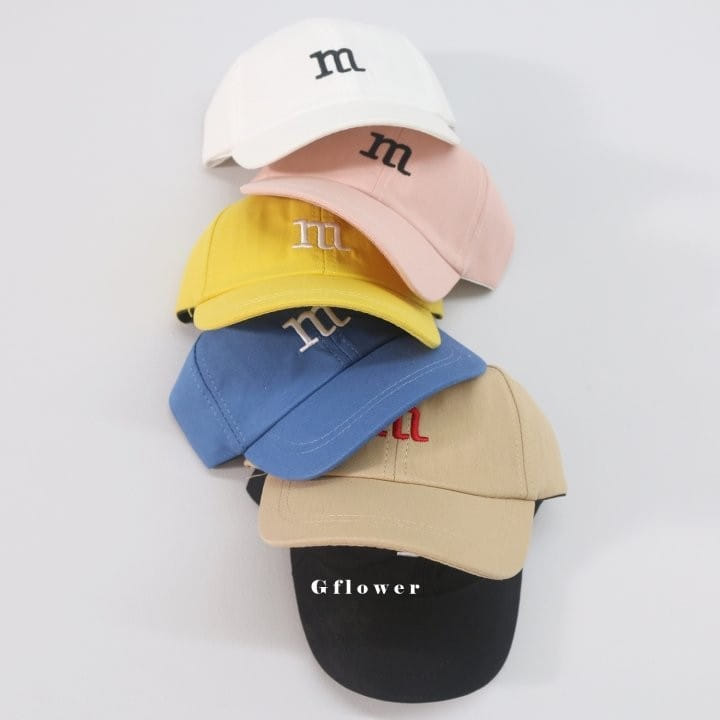 G Flower - Korean Children Fashion - #designkidswear - M Embrodiery Ball Cap - 11