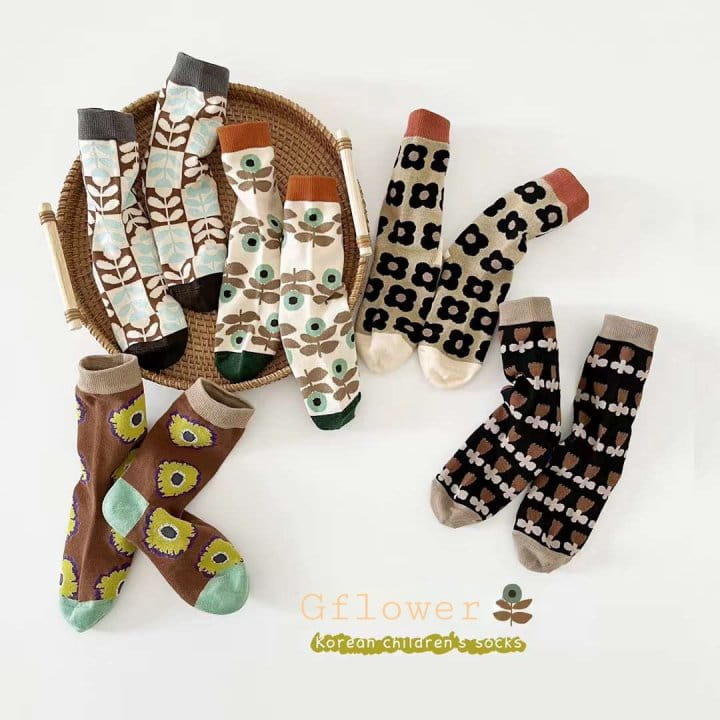 G Flower - Korean Children Fashion - #fashionkids - Flower Socks Set