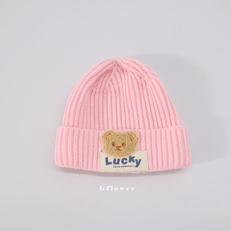 G Flower - Korean Children Fashion - #kidsshorts - Lucky Bear Beanie - 4