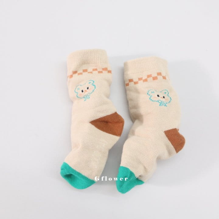 G Flower - Korean Children Fashion - #minifashionista - Cut Bear Socks Set - 11