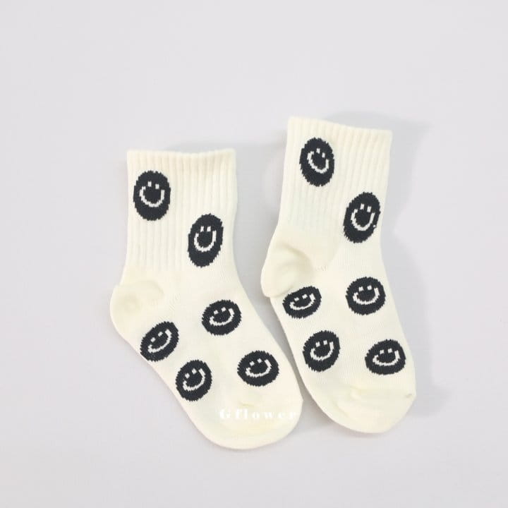 G Flower - Korean Children Fashion - #prettylittlegirls - Smile Socks Set - 10