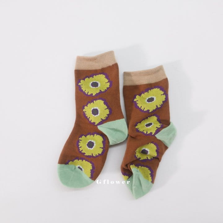 G Flower - Korean Children Fashion - #todddlerfashion - Flower Socks Set - 10