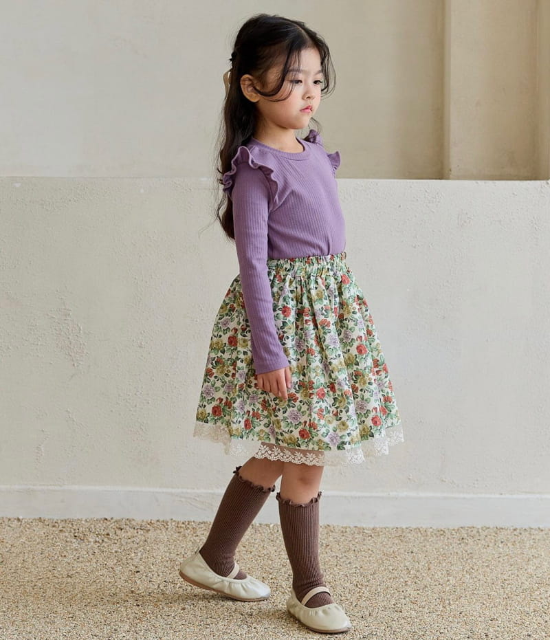 Ggomare - Korean Children Fashion - #Kfashion4kids - Bebe Frill Tee - 7